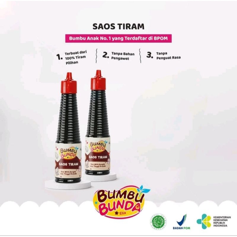 

Bumbu Bunda Elia Saus Tiram Non MSG / Saus MPASI