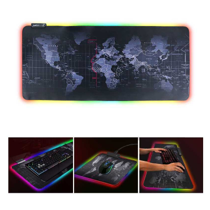 Mousepad Gaming Mousepad Peta Dunia mousepad xl mousepad gaming xl mousepad gaming LED RGB