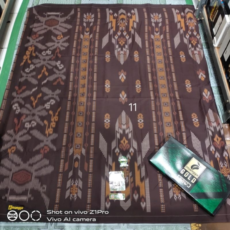 sarung mangga gold kembang DGW & husus hitam & warna