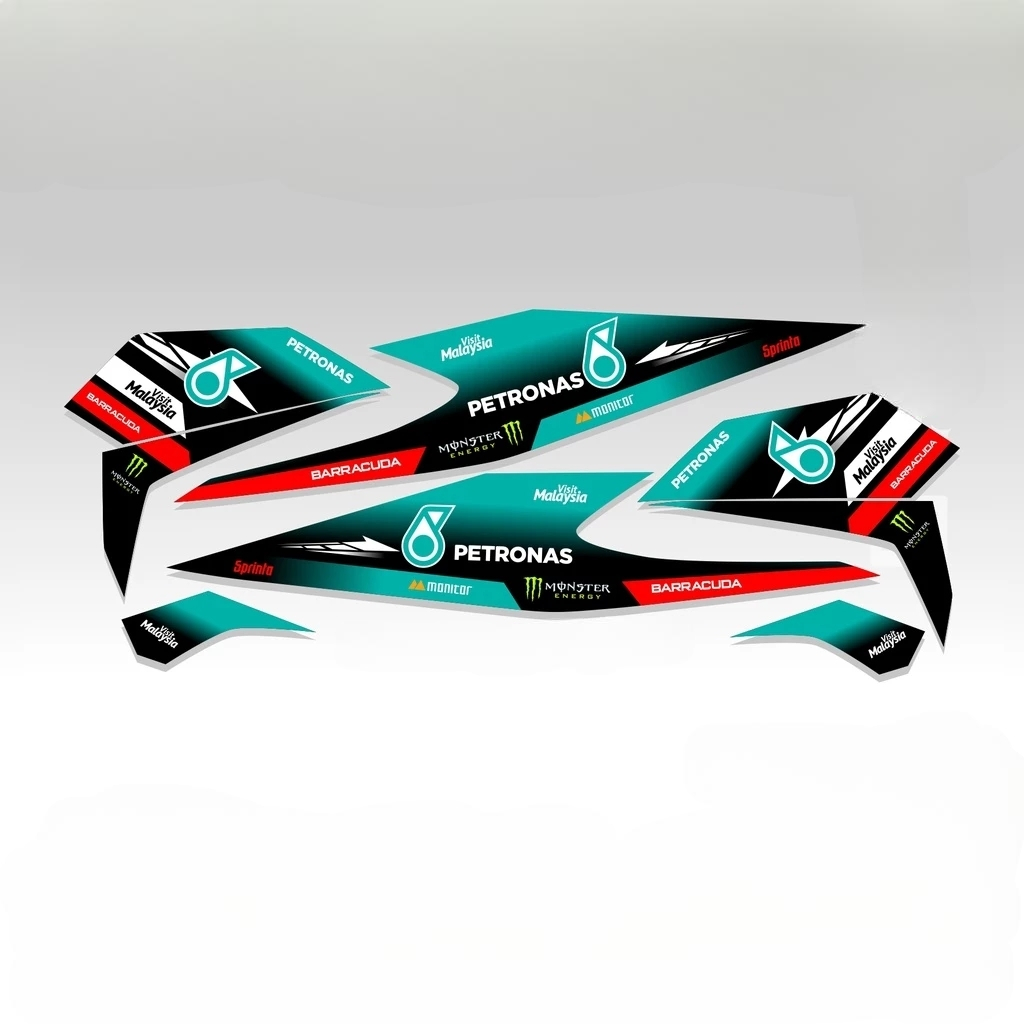 STRIPING BEAT DELUXE / STREET NEW / ESP / FI NEW /STIKER / STICKER SHARK / BEAT STOCK DECAL 2020 - 2