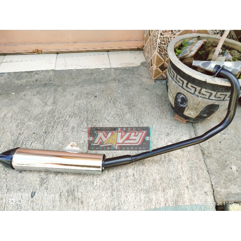 knalpot standart satria fu 150 new 2007 2008 2009 2010 2011 2012 2013
