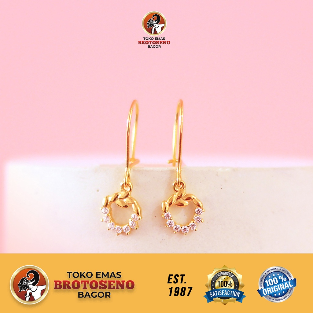 Anting  Emas Cantik Emas Murah Kadar 6K