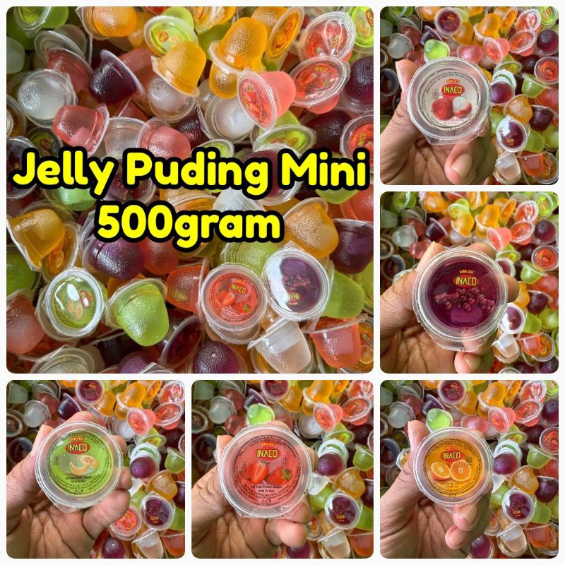 

Jelly Puding Mini Aneka Rasa | INACO Jelly 500gram