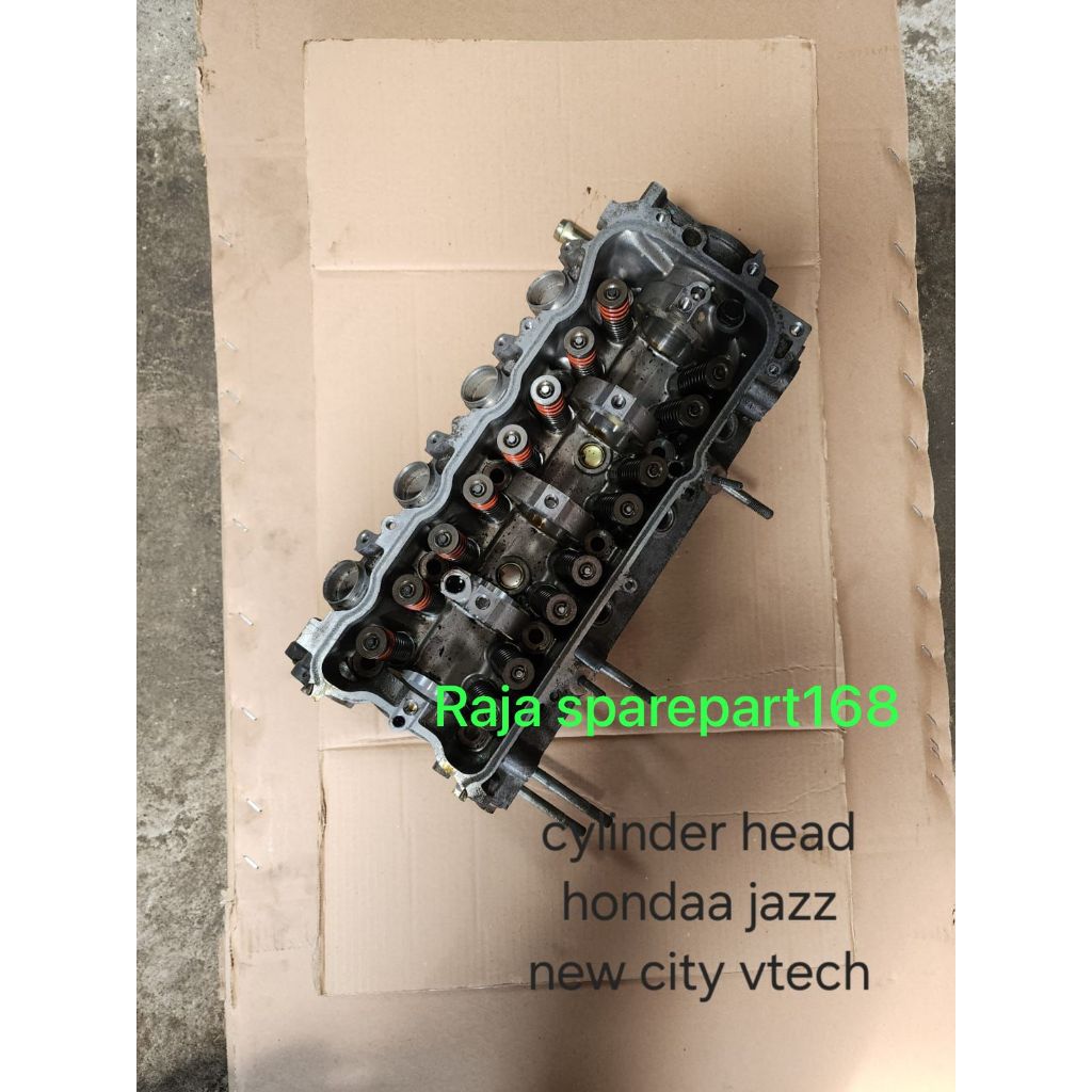 cylinder head kepala piston honda jazz new city VTEC 2003 2007 bekas COPOTAN GARANSI ASLI ORI