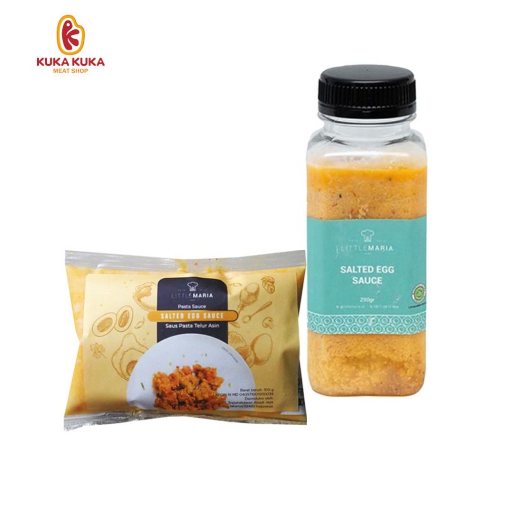 

Premium Taste Salted Egg Sauce Little Maria Halal BPOM - 250gr / 100gr