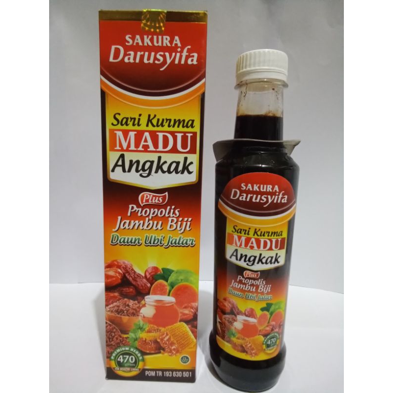 

Sari Kurma Madu Angkak Darusyifa plus Propolis Jambu Biji & Daun Ubi Jalar