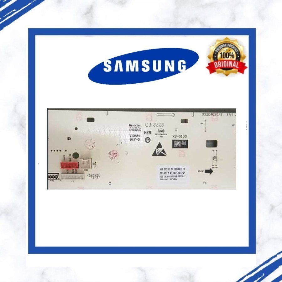 MODUL DISPLAY MESIN CUCI SAMSUNG WW80T3040WW / WW80T3040BW DC82-01234A ORIGINAL (hanya modul display