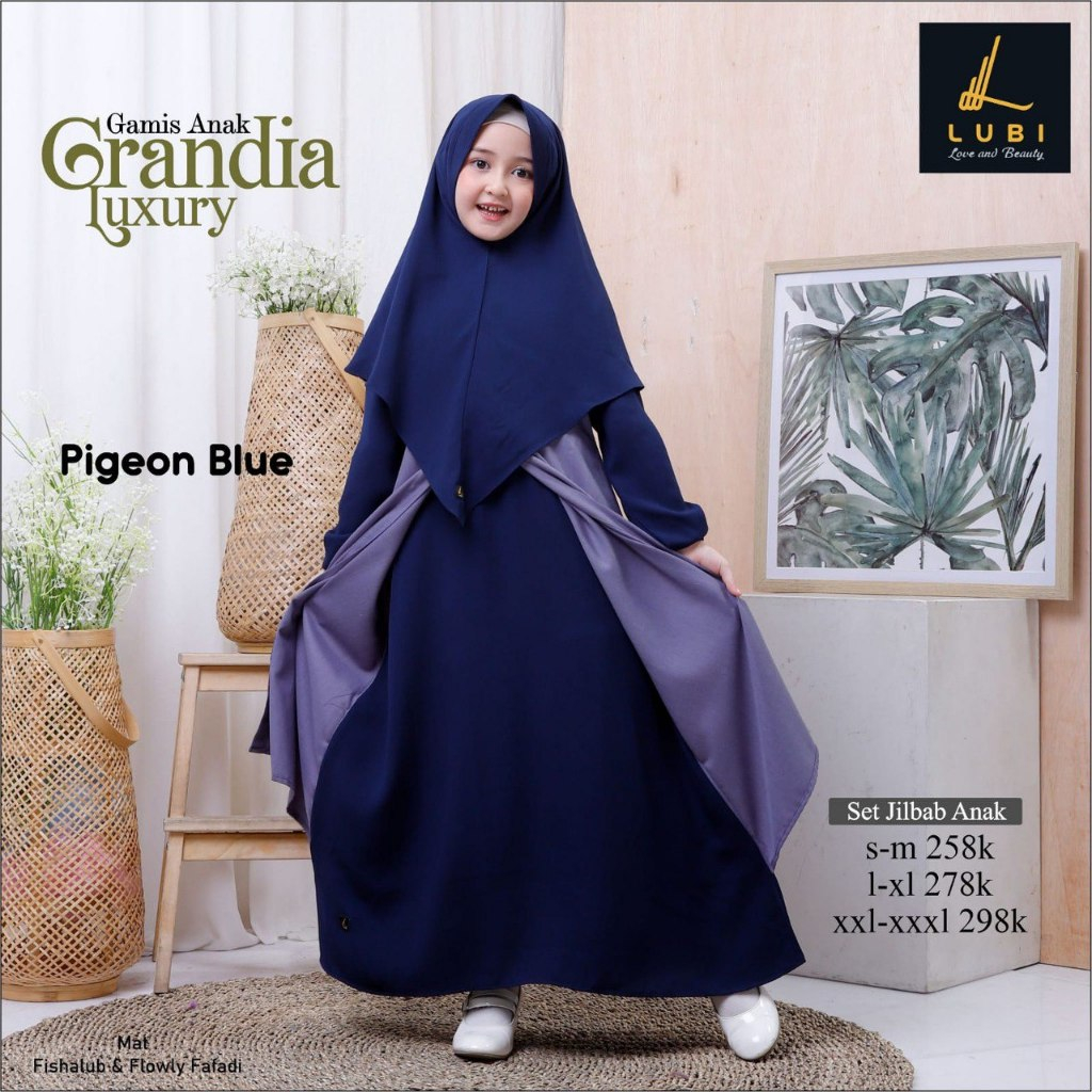 PROMO BISA COD GAMIS ANAK LUBI GRANDIA TERMURAH TERLARIS