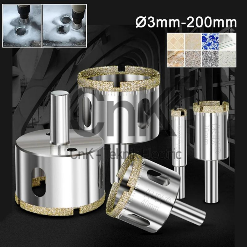 MATA BOR KACA KERAMIK POSELEN 3 - 100 MM