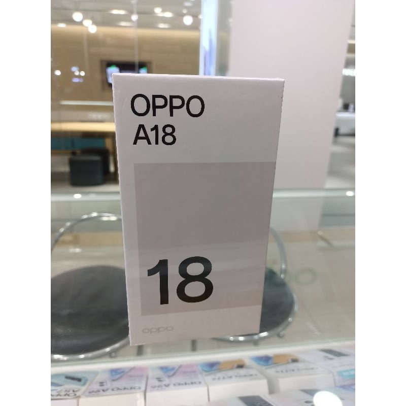 hp oppo A 18 ram 4/128 hitam
