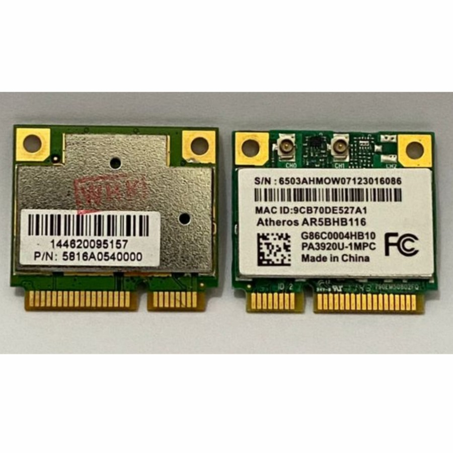 Atheros AR5BHB116 AR9382 Dualband WiFi Half Mini PCIE Wireless Card