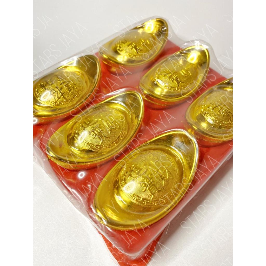 Dekorasi Uang Emas Balok, Tael Emas, Uang Emas China, Imlek, Sincia
