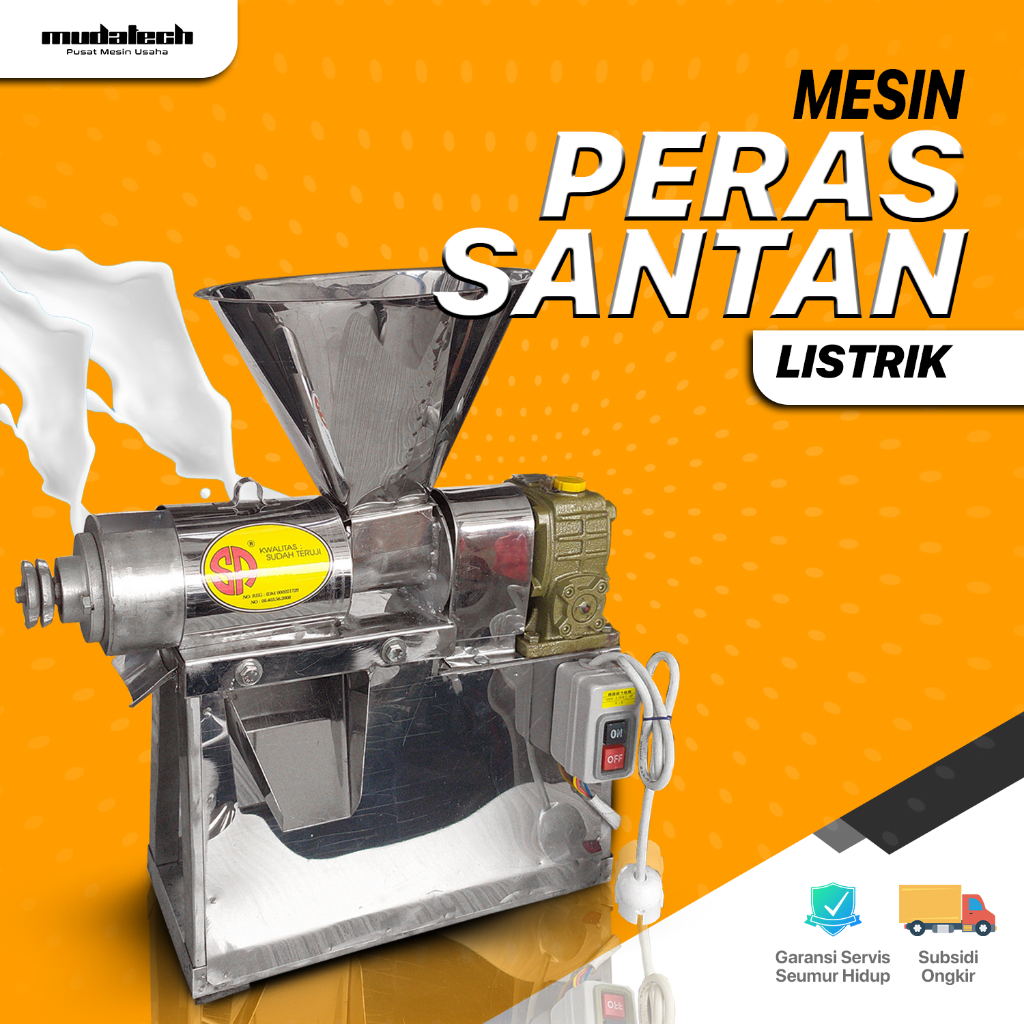 Mesin Peras Santan Listrik Pemeras Santan Kelapa Mini