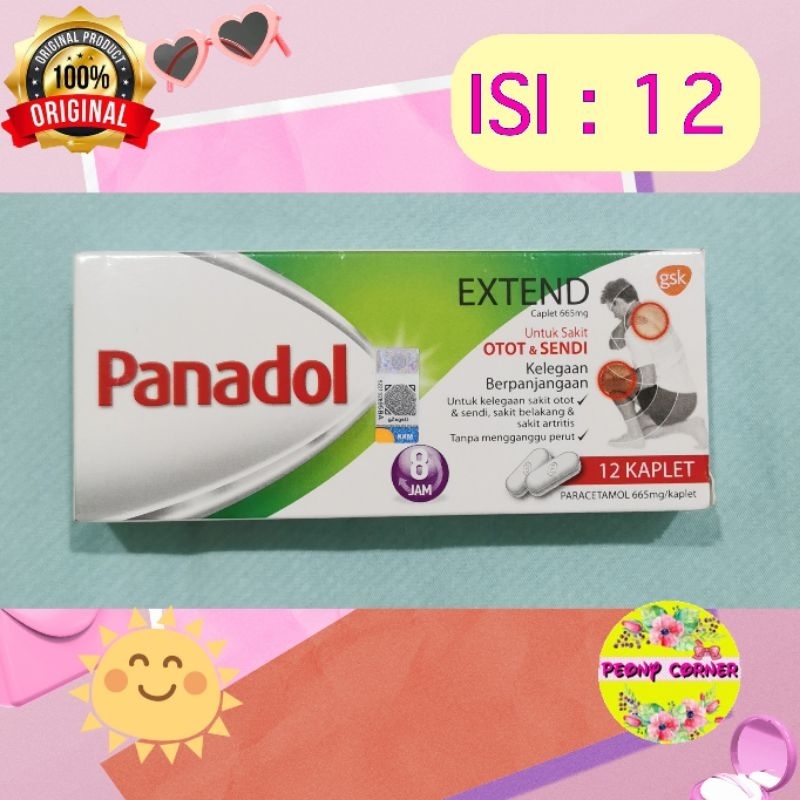 Panadol Extend Muscle and Joint Malaysia 12 Tablet