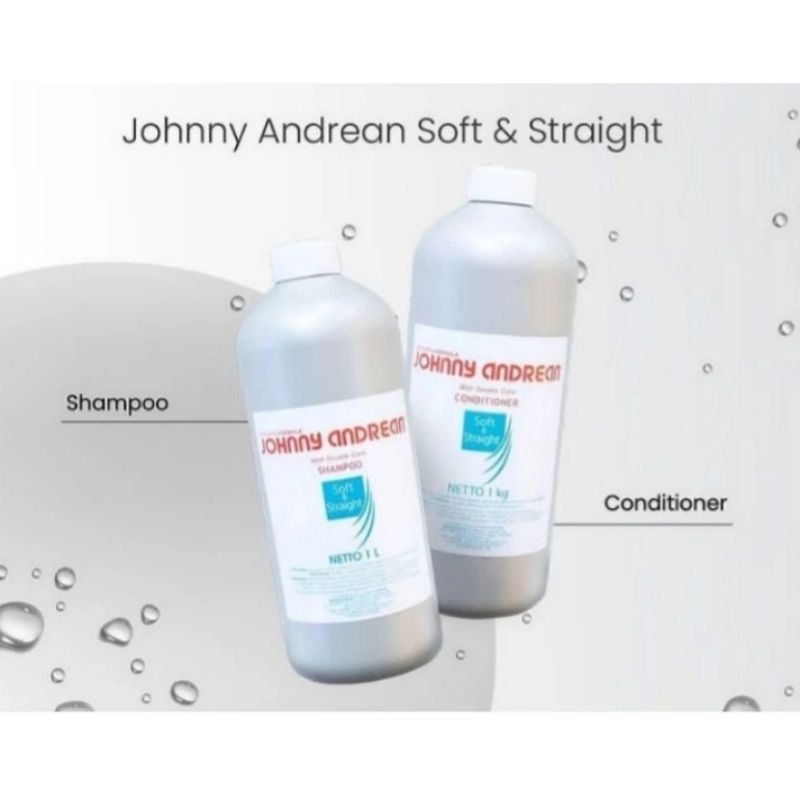 1paket shampo johnny andrean 1000ml/1kilo + conditioner johnny andrean 1000ml/1kilo