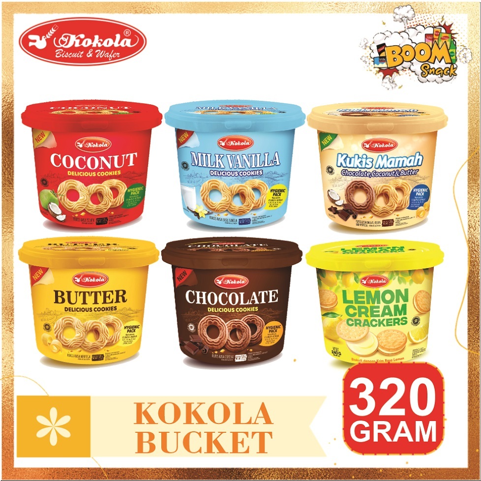 

Kue Lebaran Kokola Kukis Kemasan Bucket 320 Gram