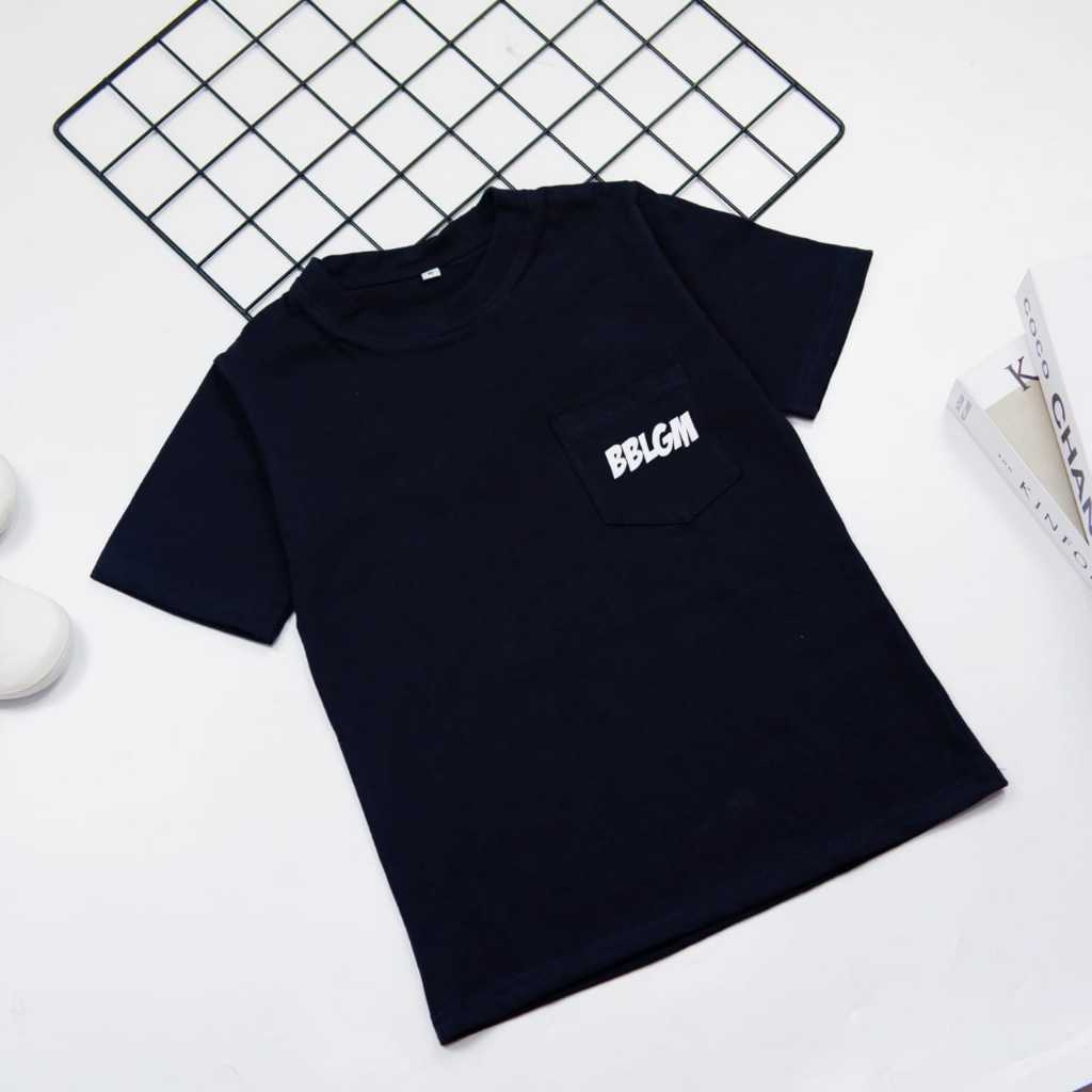 KAOS POLOS - Kaos Anak Laki-laki Warna Hitam  Atasan Anak 1-5 Tahun Baju Anak Laki-laki