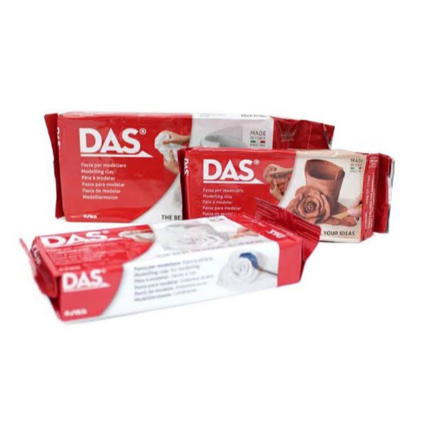 DAS modeling Clay 1kg White / Terracotta