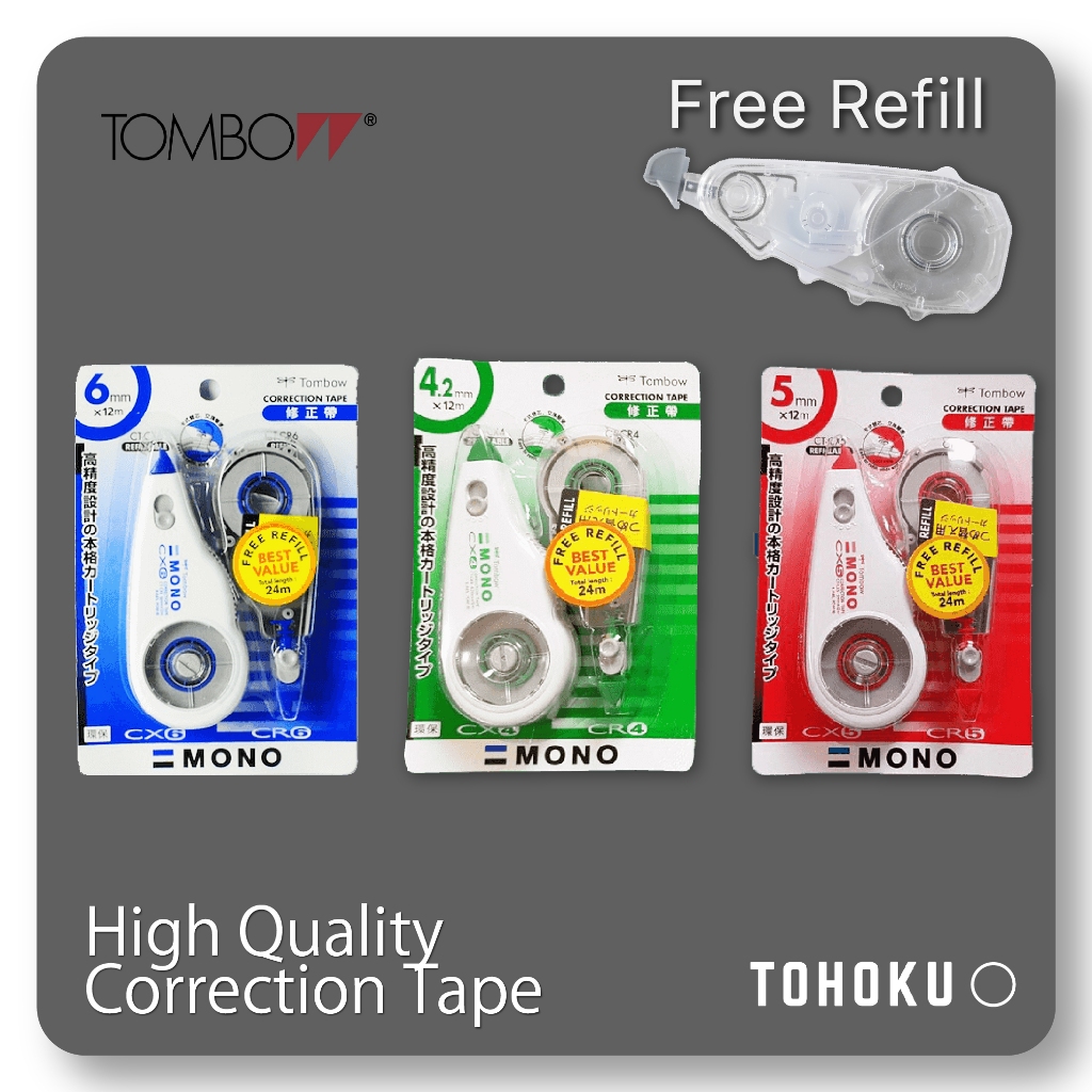 

Tipex Kertas Roll Correction Tape - Tombow Mono CX