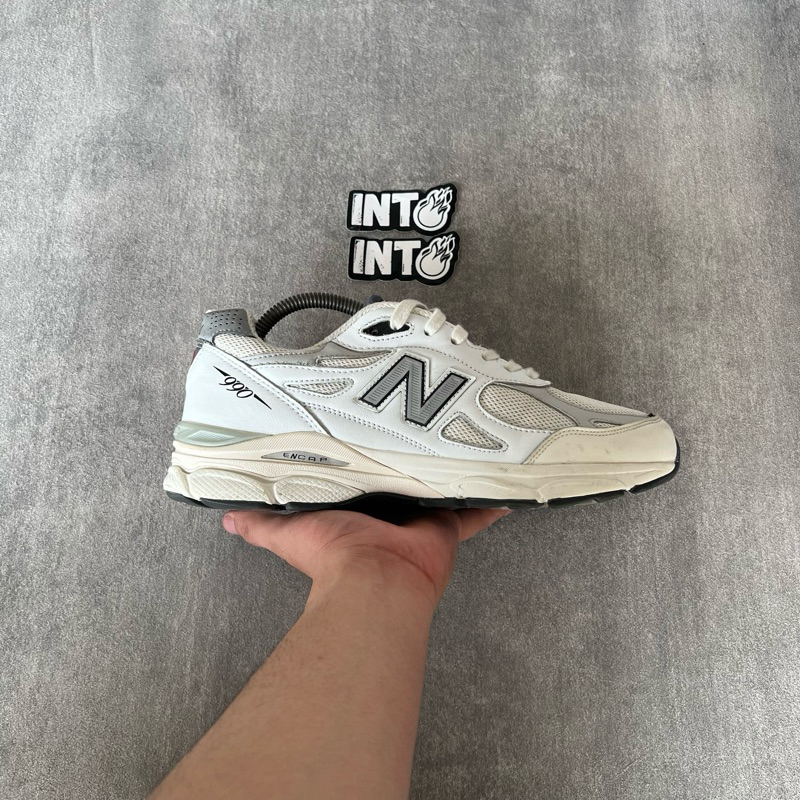 NB 990 V3 USA White Leather