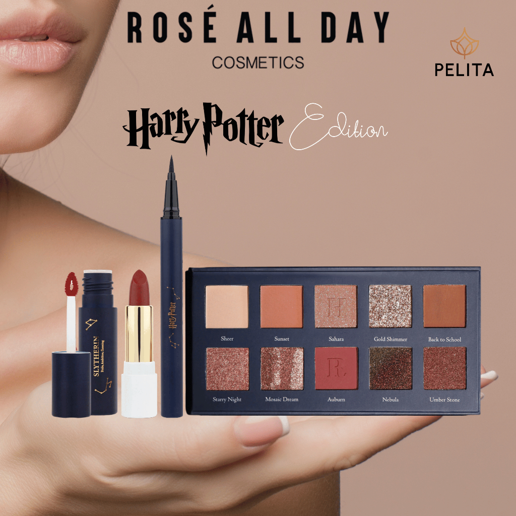Rose All Day Harry Potter Edition | Eyeliner | Eyeshadow Palette | Lip Balm | Lip Tint