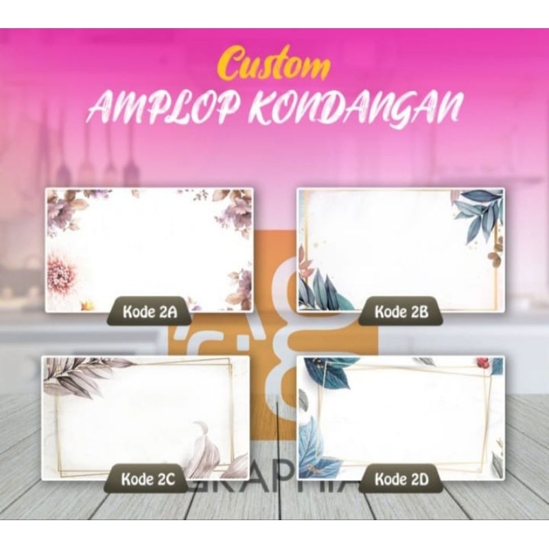 

Amplop Kondangan Custom 15cm (50pcs)