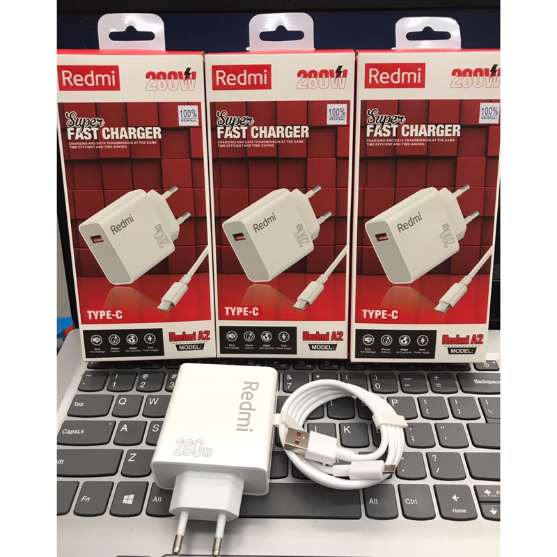 Charger Casan Ori REDMI A2 280W Support FastCharging