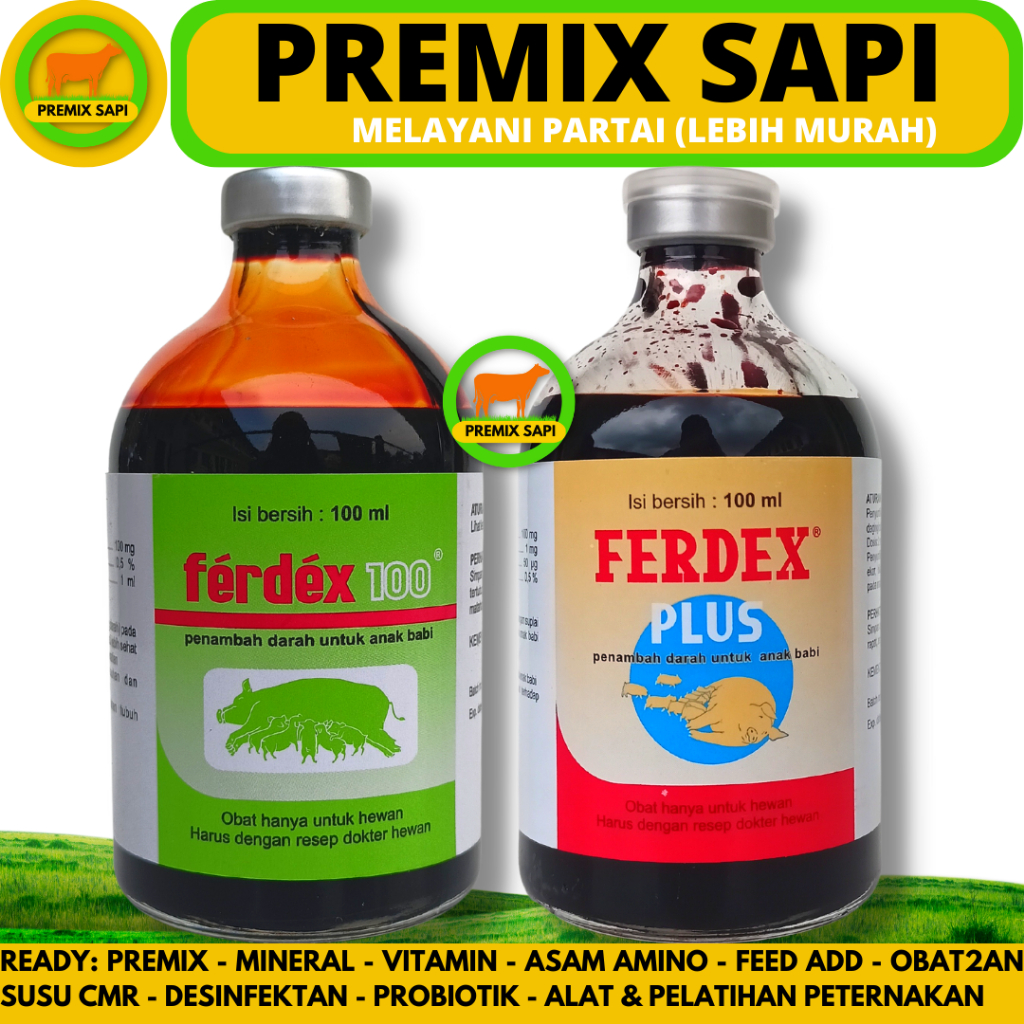 FERDEX 100ml FERDEX PLUS 100ml Penambah Darah Anak Babi Zat Besi