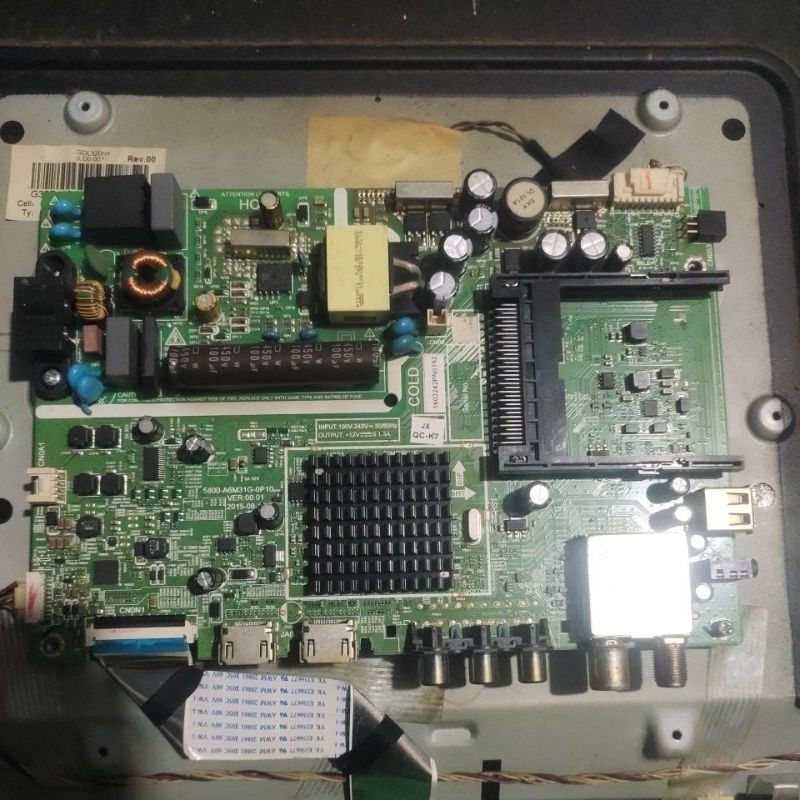 MB/mainboard tv led coocaa 32E2000T digital copotan