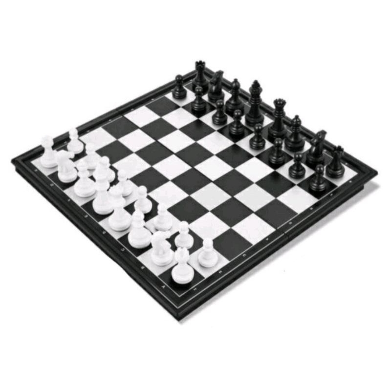 MAINAN PAPAN CATUR LIPAT PLASTIK | CHESS BOARD GAMES CATUR PLASTIK