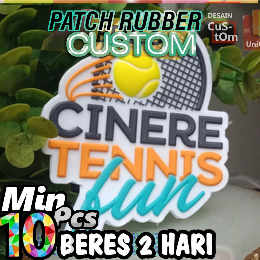 Label Patch Jersey custom hotmelt velcro