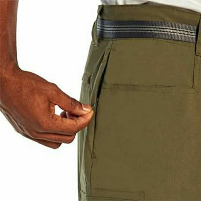 ORVIS SHORT PANTS STRETCH OLIVE CELANA PENDEK PRIA HIKING TREKKING