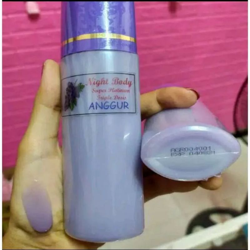 HB Anggur Whitening Platinum Triple Dosting HB Anggur Malam