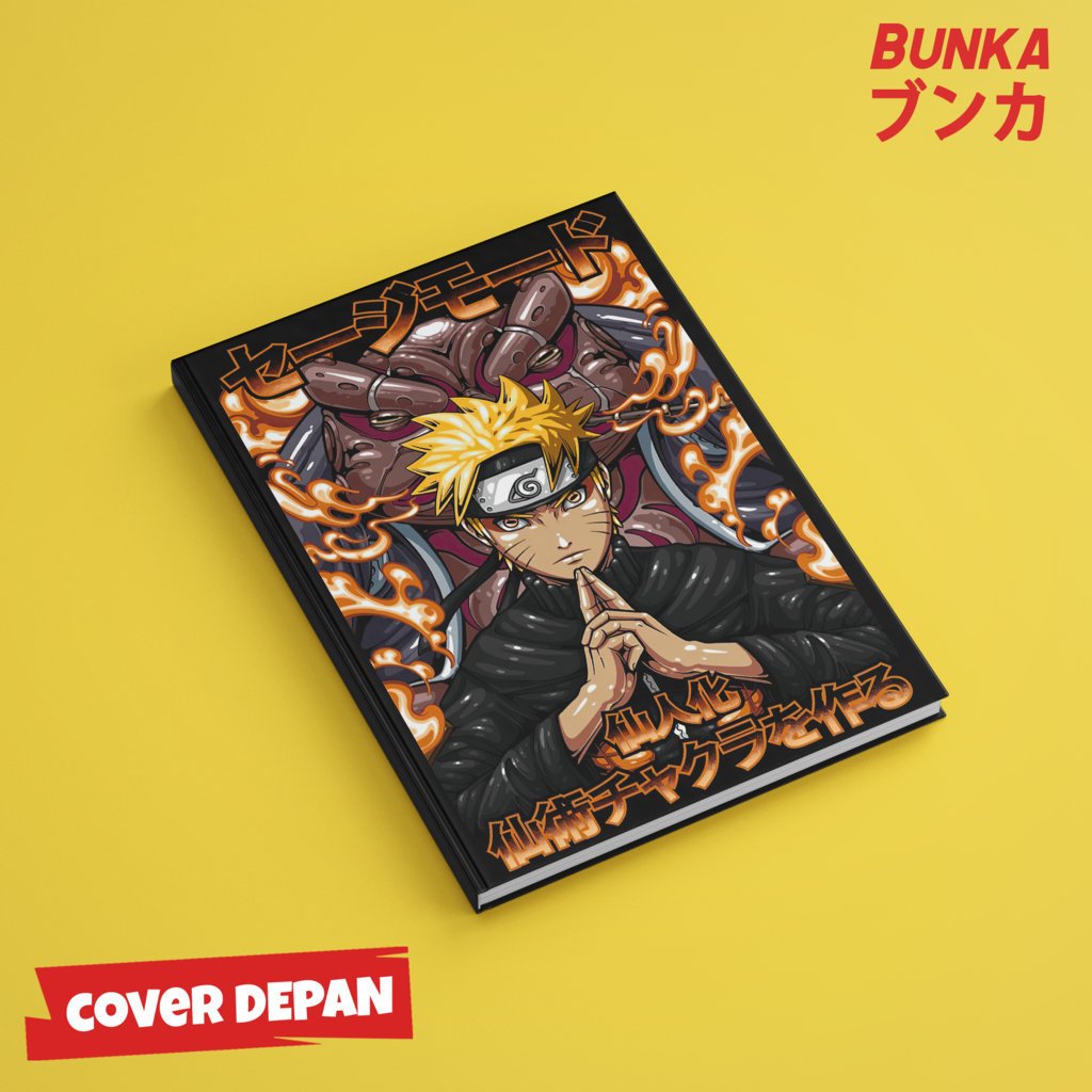 

Note Book Aesthetic Anime Naruto Sage Mode Hardcover A5 Buku Tulis Catatan Notes Agenda Planner Jurnal vintage buku catatan story book kado anniversary valentine cowok cewek murah