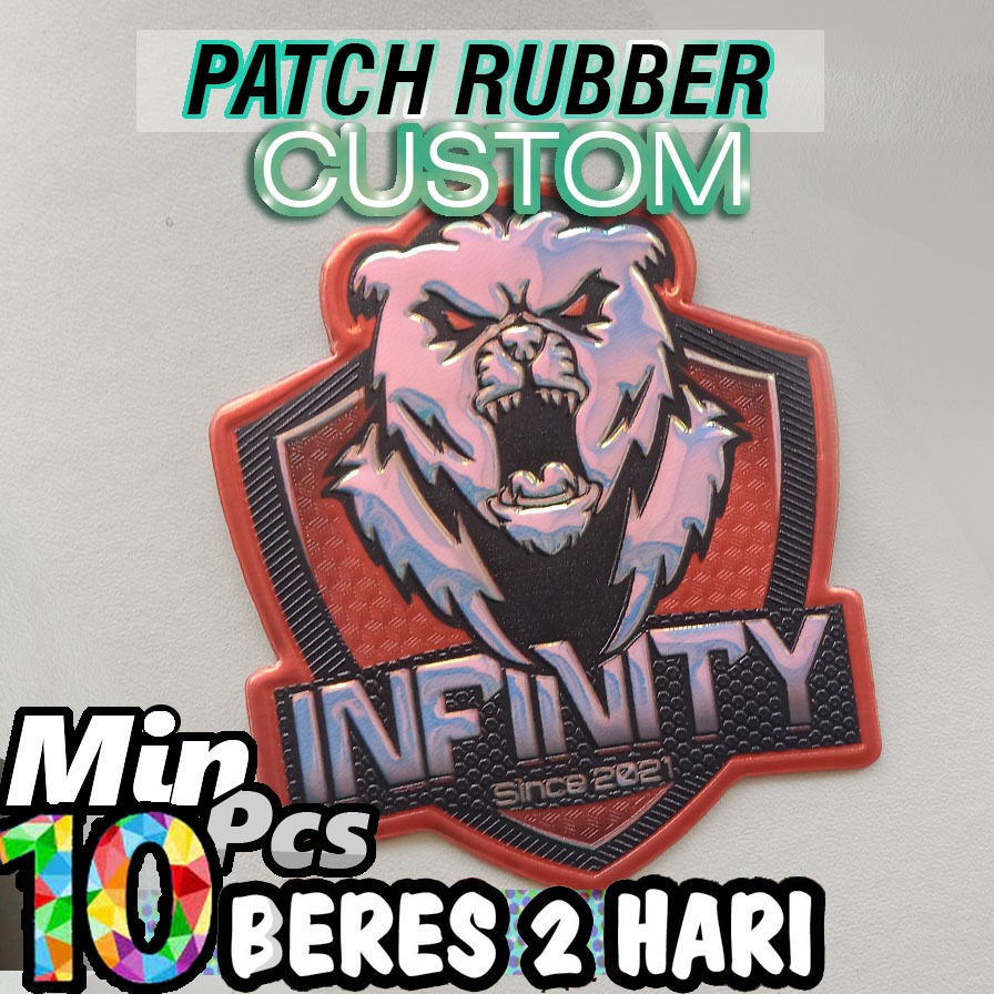 Pusat label Patch Jersey custom 2d custom desain