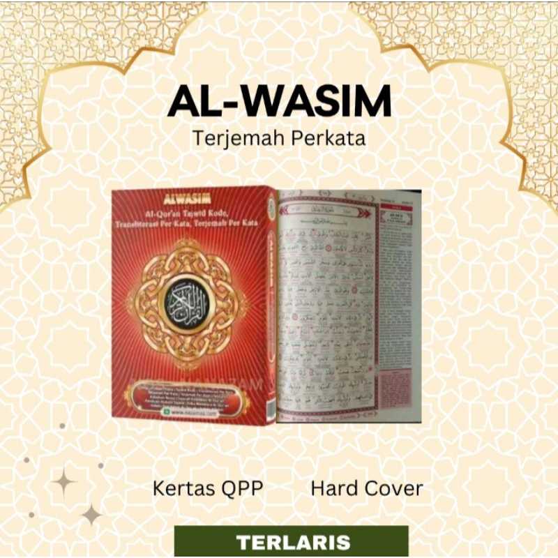 Al Quran Alwasim Al-Quran Tajwid Al Wasim A4 original ukuran besar