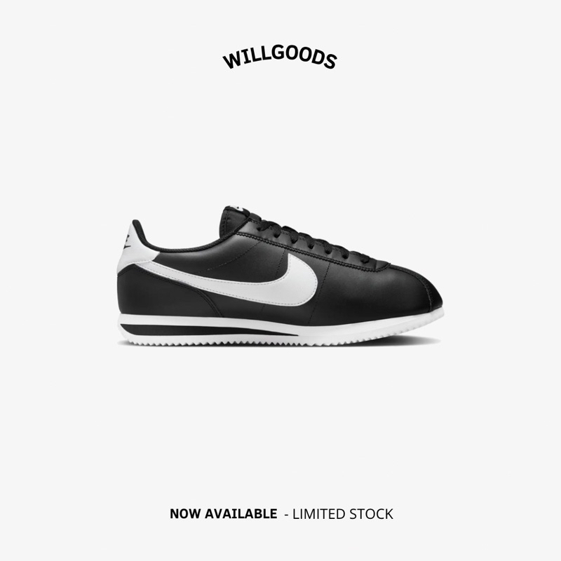 Nike Cortez Classic Black White Original Resmi BNIB