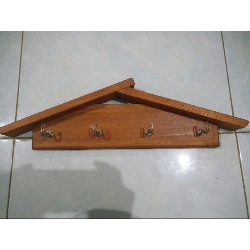 kapstok kayu jati blanda