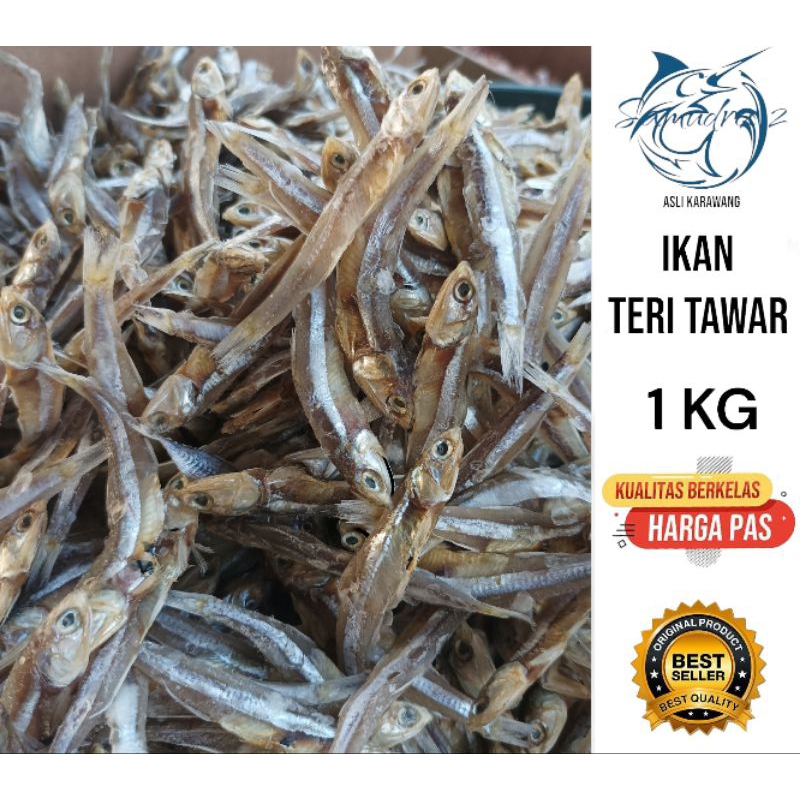 

Ikan asin / ikan asin teri tawar / teri tawar kering 1KG