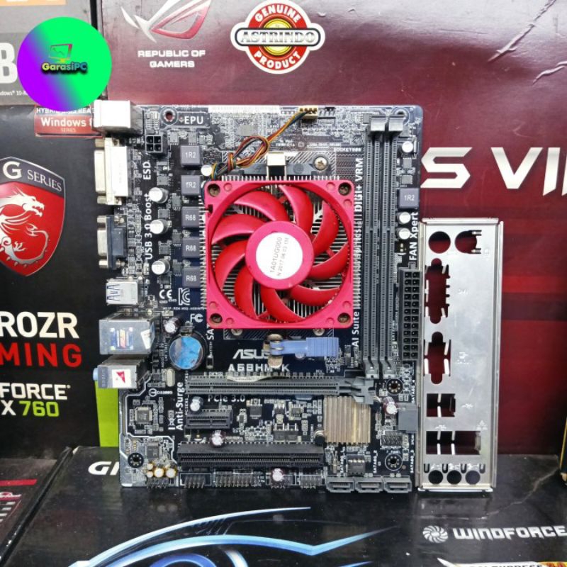 Motherboard AMD Asus A68HM-K Processor AMD APU A8-6600k Socket FM2+ DDr3
