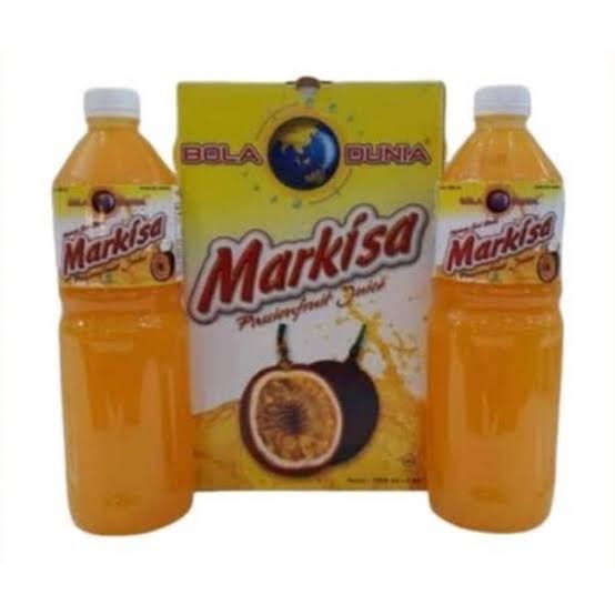 Sirup Markisa Bola Dunia 1000 ML (Isi 2 Botol)