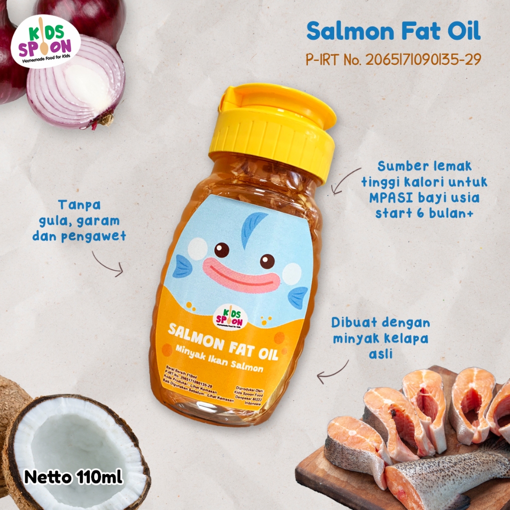 

Kids Spoon Salmon Fat Oil 110ml (Minyak Lemak Salmon)