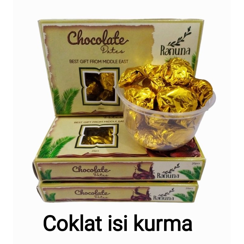 

(Best Seller) Coklat isi Kurma Ranuna 1 Box