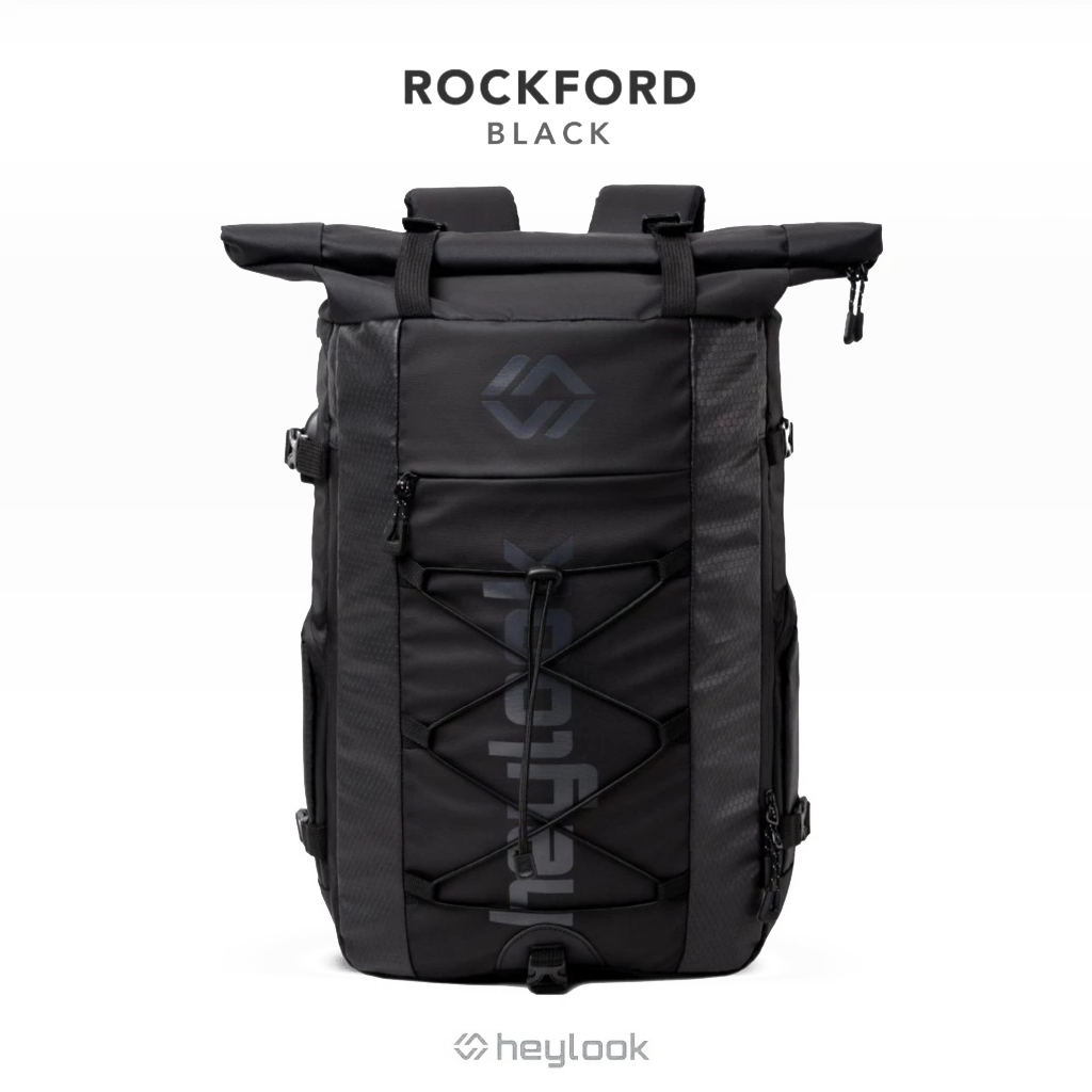 Tas Ransel Backpack Pria Wanita Waterproof Tas Outdoor Travelling Heylook Rockford Super Premium