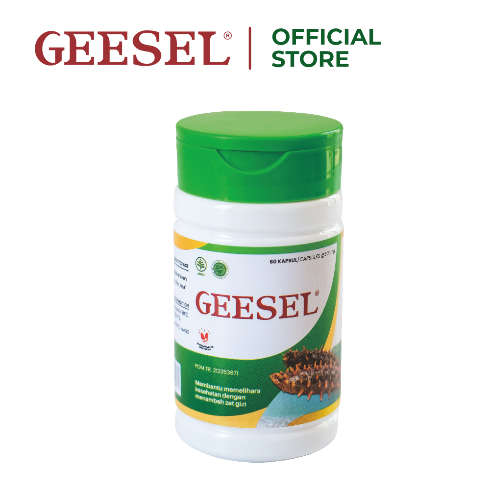 GEESEL Superfood Teripang Gamat Emas 30 Kapsul