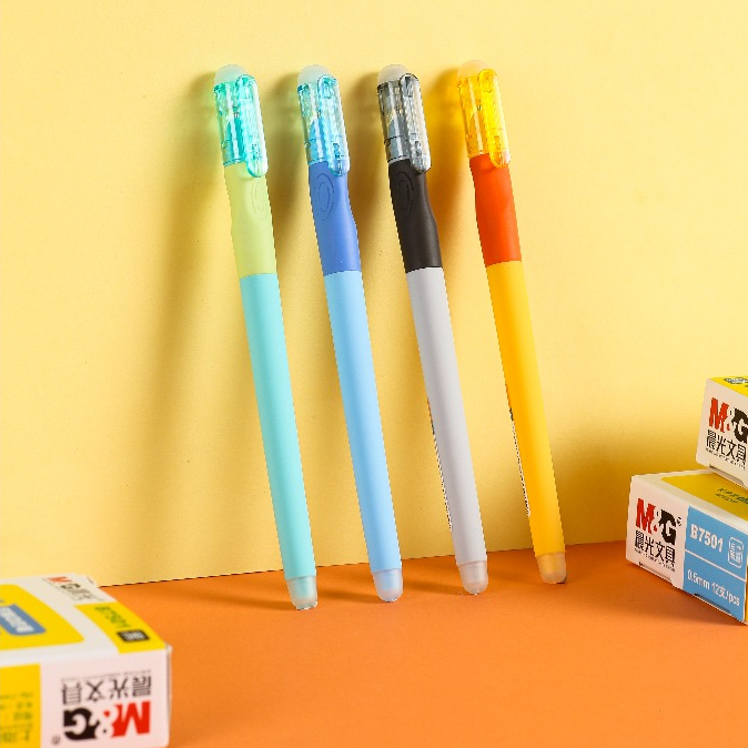 

Pulpen M&G Stick Eraseable Gel Pen With Ergonomic Soft Rubber Grip AKPB7501 Original