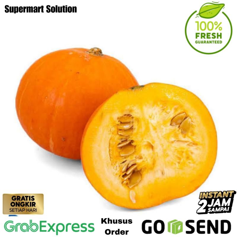 

Labu kabocha Orange / Labu Kaboca