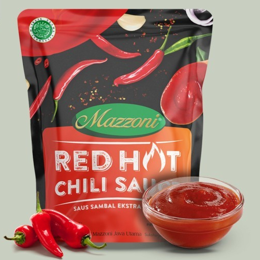 

Mazzoni saos red chilli 250 gram