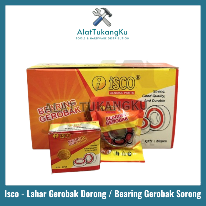 Isco Bearing roda ban gerobak sorong Artco / lahar laher roda gerobak dorong pasir