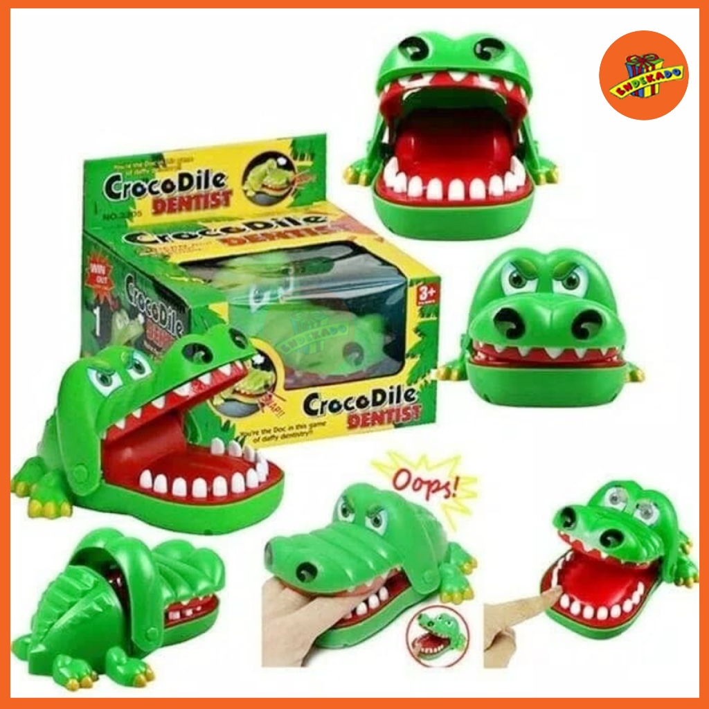 CROCODILE DENTIST GAME - Mainan Buaya Gigit Makassar